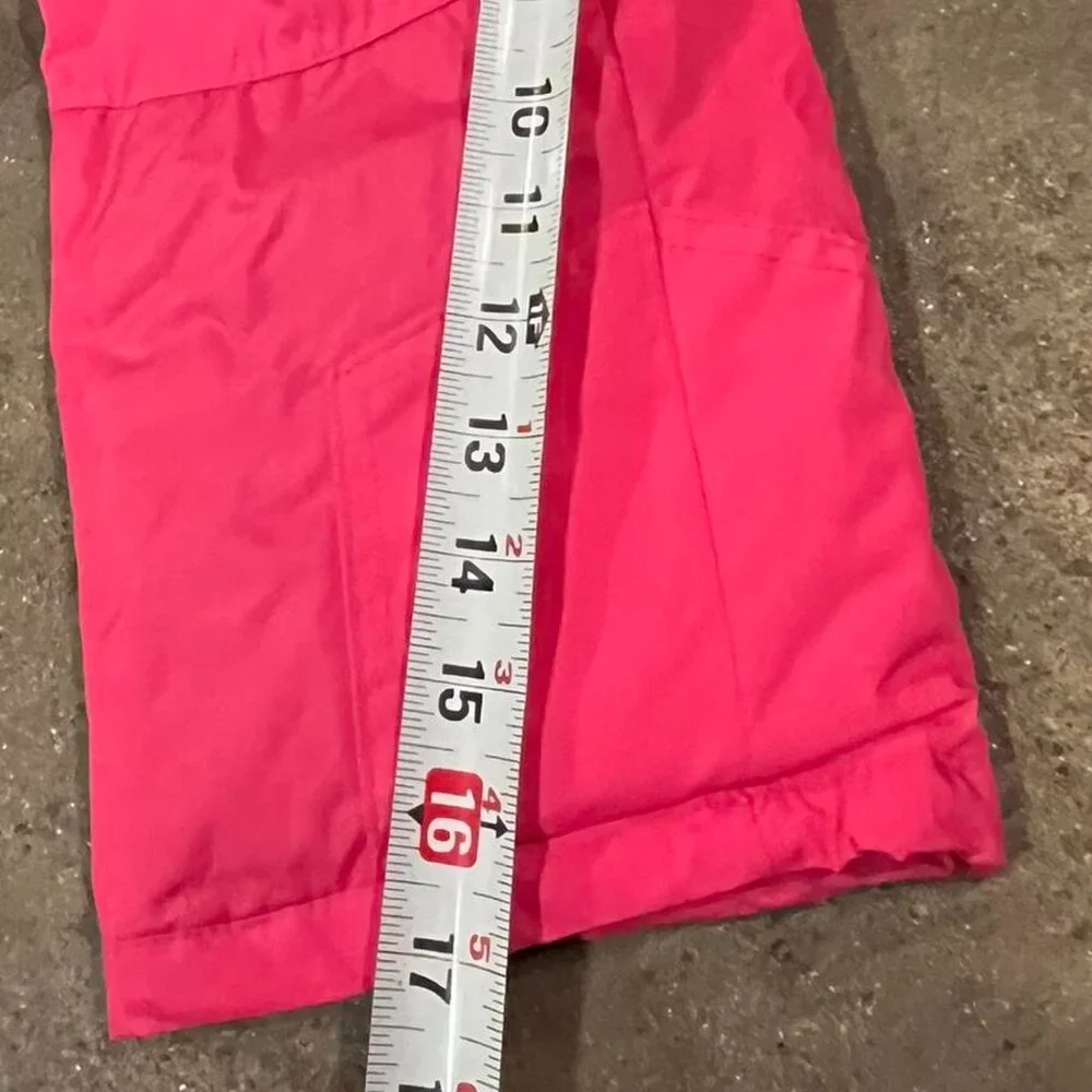 Vertical 9 Girls Pink Water Resistant Insulated Cargo Snow Pants Youth Girls Sz